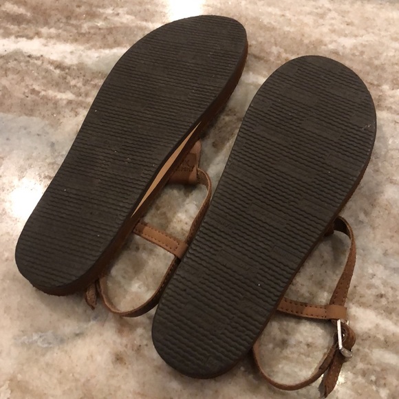 Rainbow T street leather flip flop sandals size x-large - Picture 3 of 4